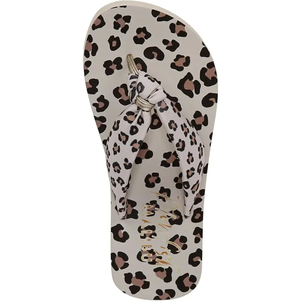 New In Box Blowfish Malibu Youth Girls Riptide-K Flip-Flop Leopard 13 M NIB